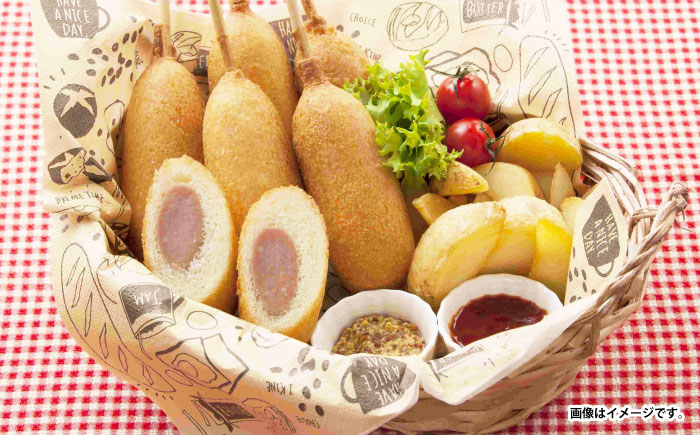 日本ハム 業務用アメリカンドッグ10パックセット(1パック6本入り)計60本/ ソーセージ そーせーじ 小分け 訳アリ / 諫早市 / 日本ハムマーケティング株式会社 [AHAL007]