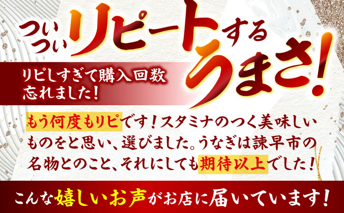 【年内配送】(12/23入金分まで)＜諫早淡水＞うなぎ蒲焼4尾 / うなぎ ウナギ 鰻 蒲焼き 蒲焼 かばやき うな重 ひつまぶし うな重 うな丼 冷凍 / 諫早市 / 諫早淡水株式会社 [AHAT007]