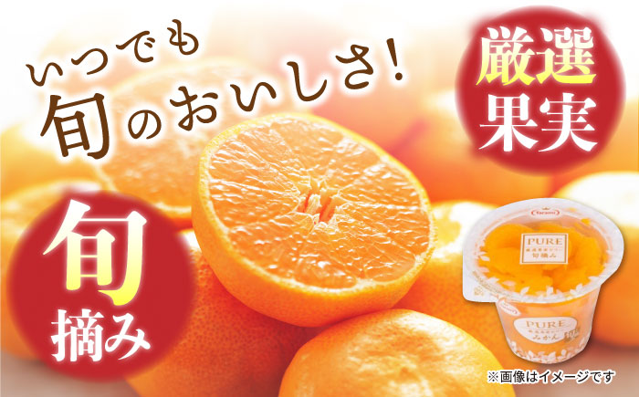 【年内配送】(12/17入金分まで)たらみ PURE みかん 6個 / ゼリー フルーツゼリー 果実ゼリー 果物 フルーツ くだもの / 諫早市 / 株式会社たらみ [AHBR006]