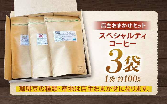 自家焙煎スペシャルティコーヒーおまかせセット(豆のまま) / スペシャルティコーヒー ブレンド コーヒー / 諫早市 / R and R coffee labo [AHCJ002]