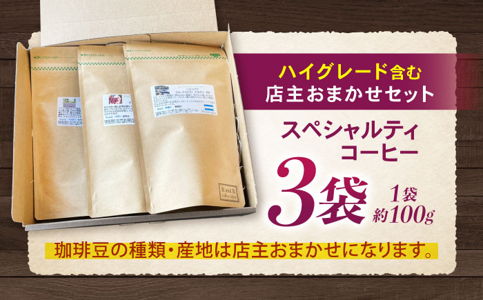 自家焙煎ハイグレードコーヒーを含むおまかせセット(豆のまま) / ハイグレードコーヒー ブレンド コーヒー / 諫早市 / R and R coffee labo [AHCJ004]
