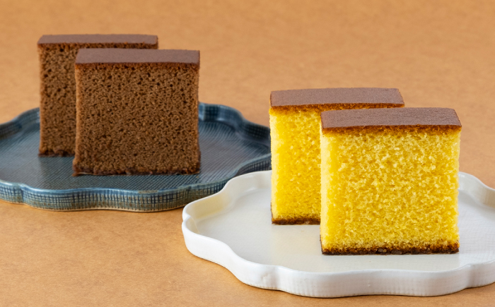 松翁軒「かわいいカステラ」 0.3号(5切入) 10箱詰合せ カステラ・チョコラーテ/ カステラ かすてら チョコ ちょこ チョコレート ちょこれーと チョコラーテ スイーツ 菓子 ギフト 贈答 / 諫早市 / 株式会社松翁軒 [AHCT019]