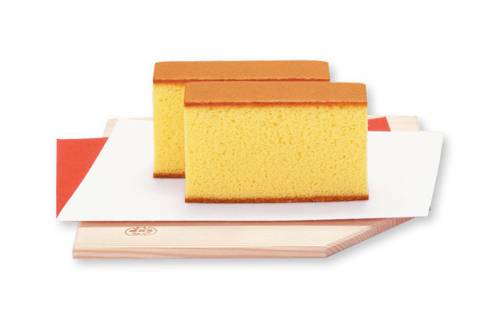 【6回定期便】福砂屋 カステラ小切れ1号2本入 / カステラ かすてら カット済み ざらめ おやつ 福砂屋 福砂屋 ふくさや 長崎 銘菓 贈答 / 諫早市 / 福砂屋 [AHDN015]