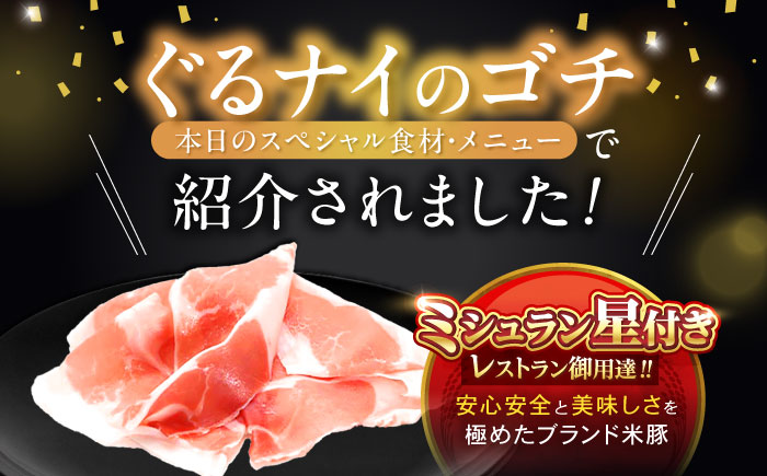 【特Aのブランド米で育てた】黒豚諫美豚プレミアム100 生ハム 108g(18g×6パック) / 豚肉 ぶたにく 肉 ハム はむ モモ もも / 諫早市 / 株式会社土井農場 [AHAD089]