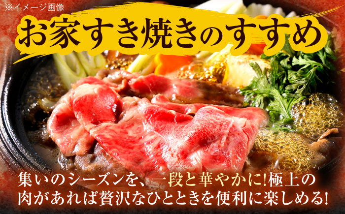 【6回定期便】長崎和牛 ローススライス 600g / 牛肉 ぎゅうにく 肉 和牛 国産牛 すき焼き しゃぶしゃぶ / 諫早市 / 西日本フード株式会社 [AHAV041]