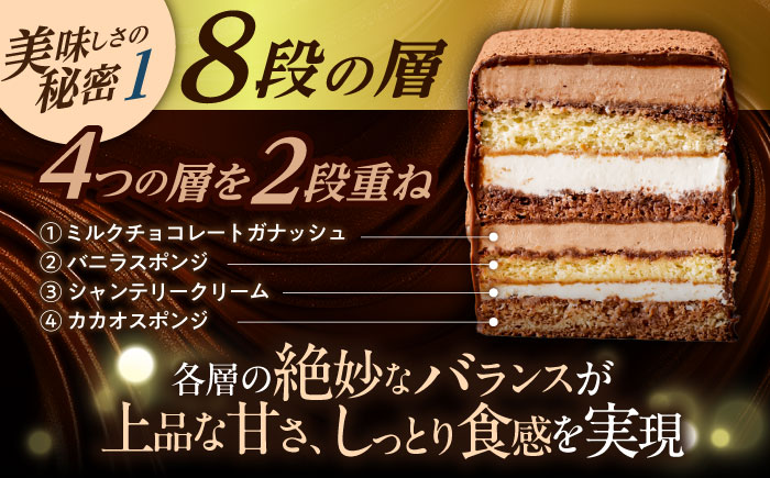長崎石畳ショコラハーフサイズ12個（手渡し用袋付き）/ チョコレート チョコ チョコケーキ スイーツ ギフト 贈答 誕生日 記念日 ケーキ ちょこ 石畳 お配り用 プレゼント/ 諫早市 / ネオクラシッククローバー [AHBS039]