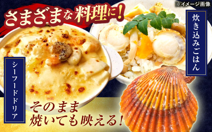 【ホタテ以上の旨味！】ヒオウギ貝 10枚(殻長7.5cm以上) / 貝 かい 魚介 ぎょかい 海鮮 かいせん 海産物 / 諫早市 / 橘湾中央漁業協同組合 [AHDP001]