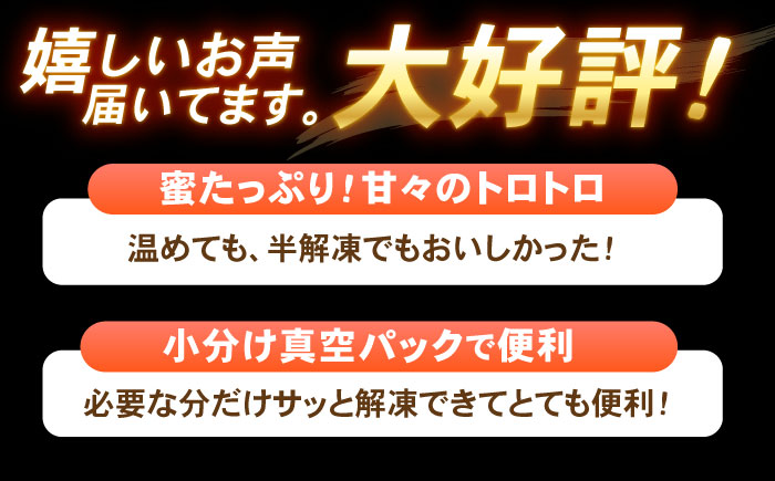 蜜だらけ！蜜しかない！ねっとり冷凍壺焼き芋(合計約3kg) / 焼き芋 焼芋 やきいも さつまいも 芋 イモ お芋 / 諫早市 / 松尾農園 [AHAY003]