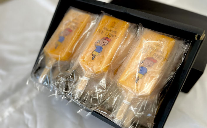 温州みかんアイスキャンデー12本セット / みかん アイス シャーベット アイスキャンデー 伊木力みかん / 諫早市 / 圭昭園 [AHAZ006]