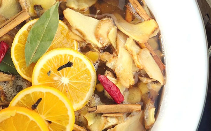 スパイスジンジャーシロップ(290ml×2本) / ジンジャー シロップ 自家製 生姜 自然 暮らし / 諫早市 / のんびり山　 [AHBA003]