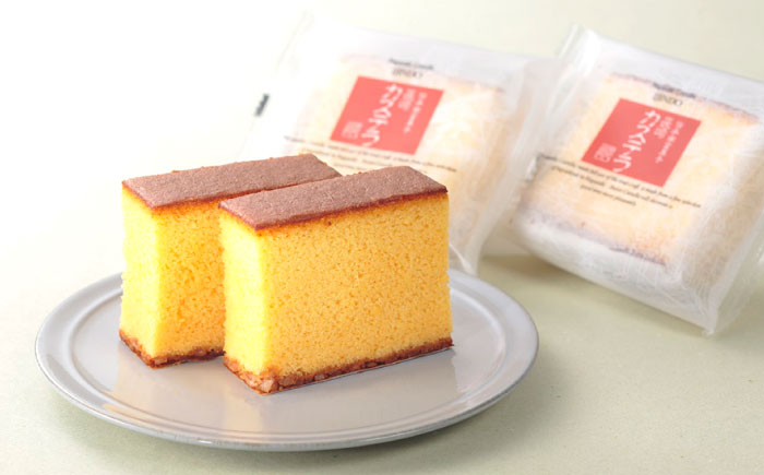 【年内配送】(12/23入金分まで)スライスカステラ 15個 / かすてら カステラ お菓子 おやつ スイーツ カット 個包装 / 諫早市 / 株式会社異人堂 [AHBF007]