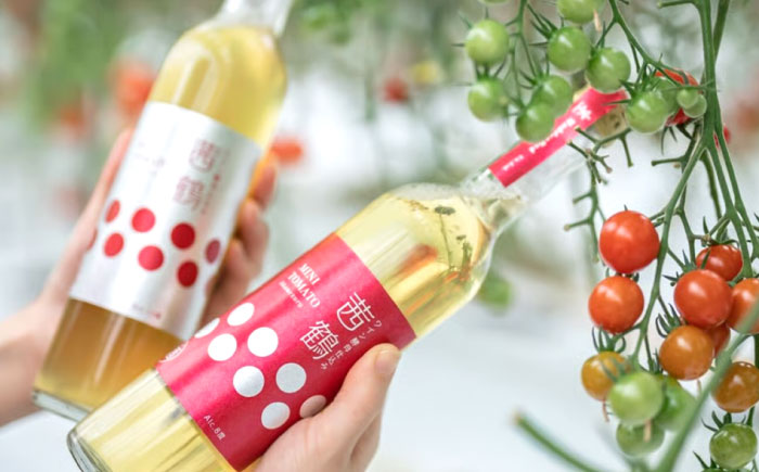 ワイン酵母仕込み茜鶴ミニトマトのお酒甘口500ml・辛口500mlセット / 酒 お酒 アルコール 甘口 ミニトマト トマト / 諫早市 / 株式会社宮下農園  [AHCG011]