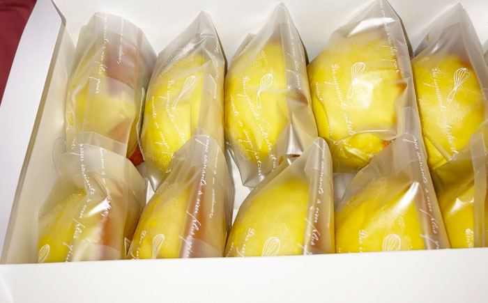 【年内配送】(12/23入金分まで)地元で大人気のレモンケーキ(10個入り) / レモンケーキ レモン スイーツ お菓子 / 諫早市 / ケーキショップ・ジタン [AHCR003]