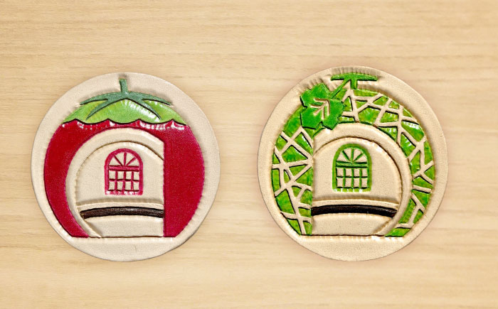 フルーツバス停コースターセット / 小物 こもの 雑貨 ざっか カラフル グラス コップ/artigiano maldestro [AHEX003]