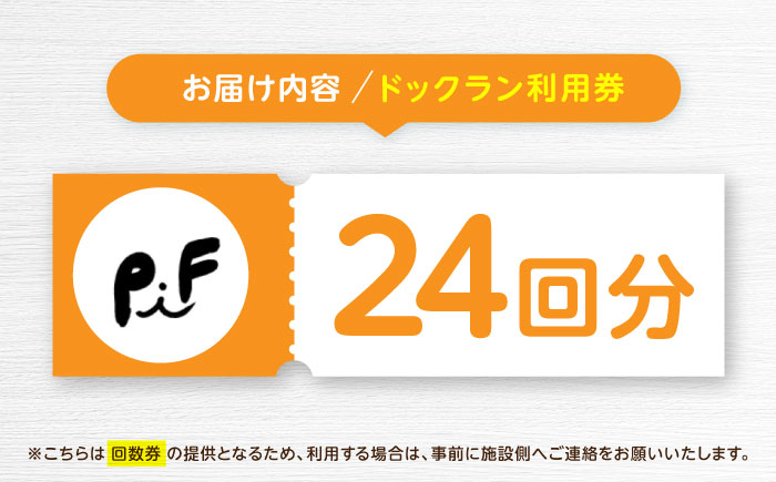ドッグラン利用券(24回分) / ドッグラン 犬 施設 利用券 利用チケット 回数券 ペット / 諫早市 / 株式会社美泉 [AHAP044]
