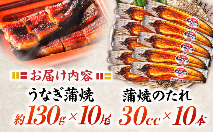 【年内配送】(12/23入金分まで)＜諫早淡水＞うなぎ蒲焼10尾 / うなぎ ウナギ 鰻 蒲焼き 蒲焼 かばやき 国産 冷凍 小分け うな重 うな丼 ひつまぶし / 諫早市 / 諫早淡水株式会社 [AHAT003]