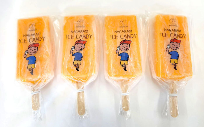 温州みかんアイスキャンデー12本セット / みかん アイス シャーベット アイスキャンデー 伊木力みかん / 諫早市 / 圭昭園 [AHAZ006]