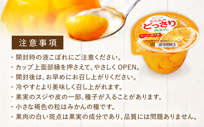 たらみのどっさり みかん 230g 18個セット / みかん ミカン ゼリー ぜりー フルーツゼリー 果実ゼリー 果物 フルーツ ふるーつ どっさり / 諫早市 / 株式会社たらみ [AHBR062]