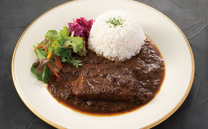 【年内配送】(12/23入金分まで)テレビで紹介されたランドール【Eセット】【特撰カレー】＆長崎和牛・諫美豚の煮込みハンバーグセット [AHBW009]