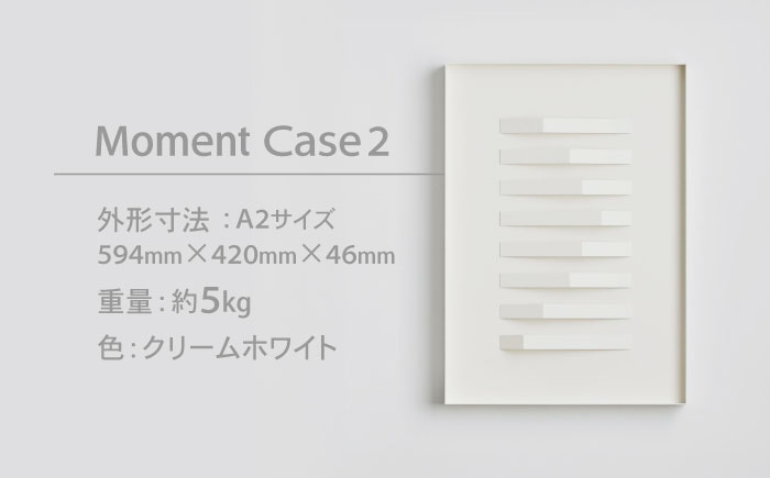 Moment(ﾓﾒﾝﾄ) Case 2 / インテリア オブジェ リサイクル クリエイティブ 幾何学的 モダン 壁掛け デザイン デザイナーズ アート / 株式会社日本ベネックス [AHCC019] Case 2