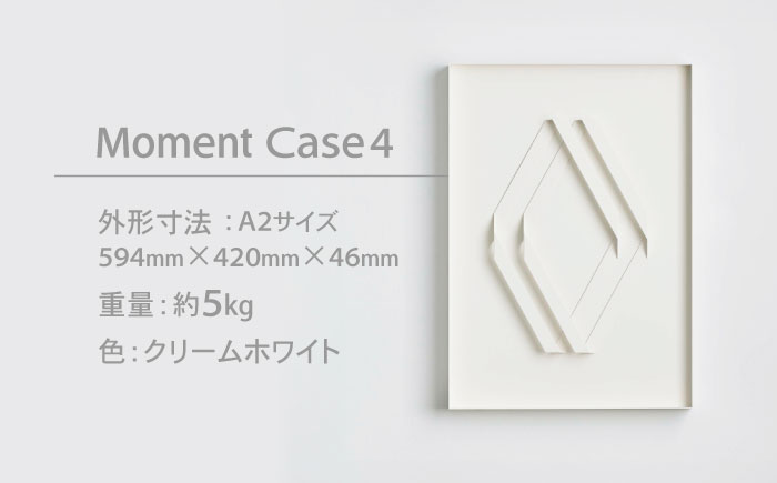 Moment(ﾓﾒﾝﾄ) Case 4 / インテリア オブジェ リサイクル クリエイティブ 幾何学的 モダン 壁掛け デザイン デザイナーズ アート / 株式会社日本ベネックス [AHCC019] Case 4