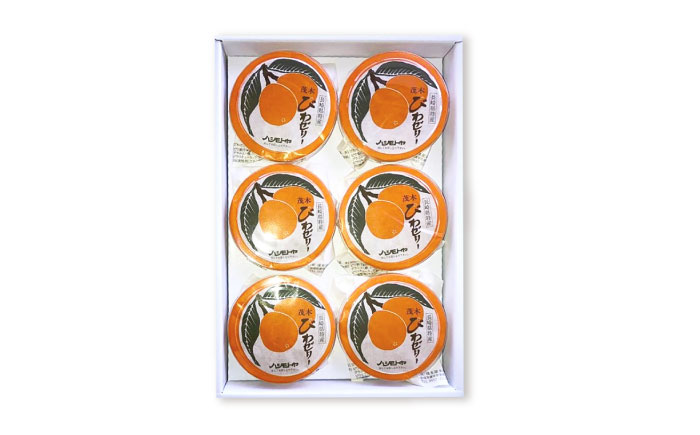 【年内配送】(12/23入金分まで)長崎特産「茂木びわゼリー」(6個入り) / びわゼリー ゼリー びわ ビワ 枇杷 / 諫早市 / 橋本屋本舗 [AHCP003]