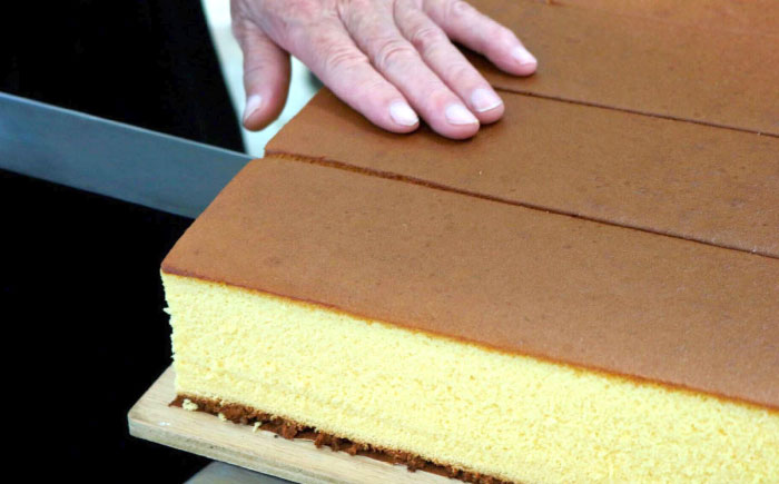 【年内配送】(12/23入金分まで)特選手焼き長崎カステラ3斤 / かすてら 卵 人気 長崎 おやつ / 諫早市 / 橋本屋本舗 [AHCP007]