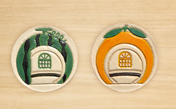 フルーツバス停コースターセット / 小物 こもの 雑貨 ざっか カラフル グラス コップ/artigiano maldestro [AHEX003]