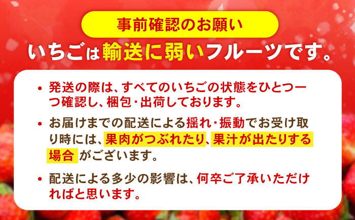 【2回定期便】訳あり いちご「ゆめのか」 S-Lサイズ 1.8kg / 訳あり 訳あり商品 訳あり果物 果物訳あり いちご イチゴ 苺 イチゴジャム / 諫早市 / むらたサービス [AHFA004]