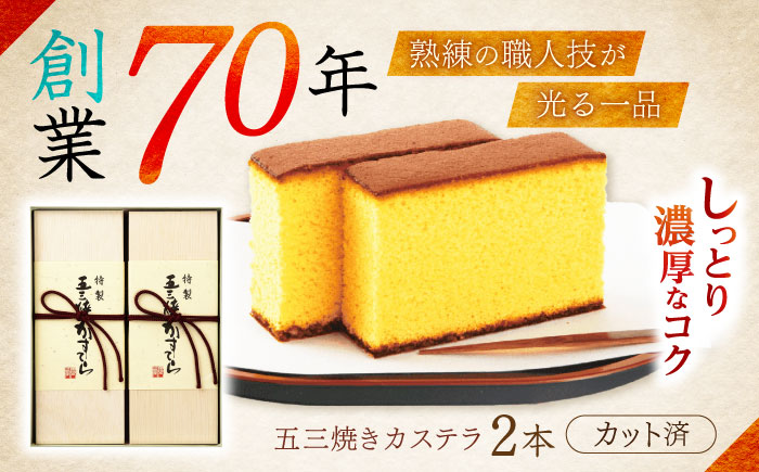 【年内配送】(12/23入金分まで)特製五三焼かすてら詰め合わせ 2号セット / カステラ かすてら 五三焼 スイーツ 菓子 / 諫早市 / 株式会社異人堂 [AHBF004]