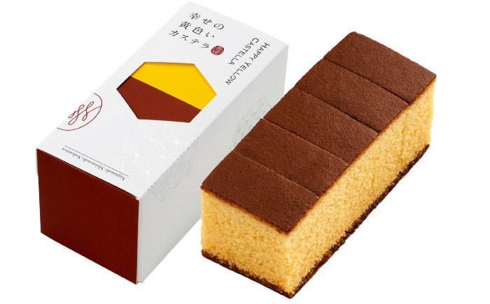 幸せの カステラ 2種 黄色 抹茶 計4本セット 0.3号 / かすてら 卵 人気 長崎 おやつ / 大村市 / 心泉堂[ACYU021]