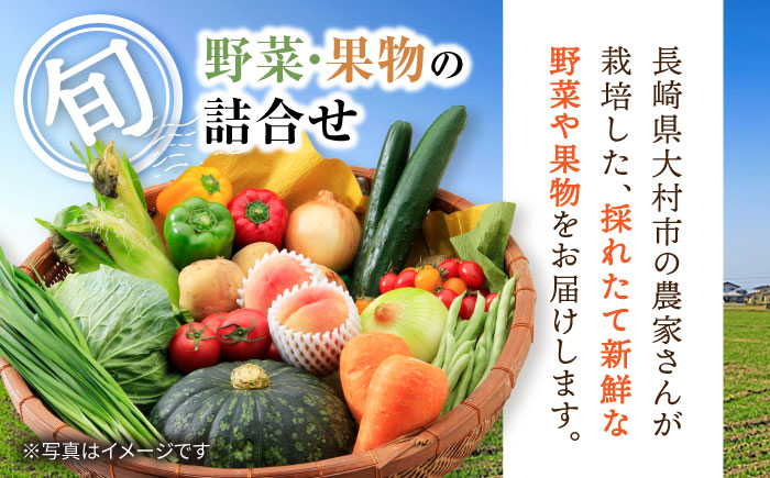 ※今後受付しない※【12回定期便】野菜・果物の詰合せと極みドレッシング85ml×5本 / 野菜 やさい 果物 くだもの フルーツ ふるーつ ドレッシング  / 大村市 / おおむら夢ファームシュシュ [ACAA221]