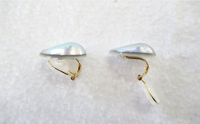 マベドロップナチュラルカラーイヤリング / イヤリング パール 真珠 アクセサリー ジュエリー / 大村市 / パールハイム[ACYN003]