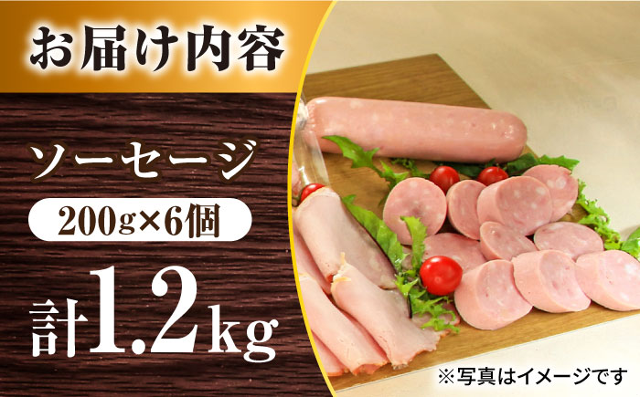 ナルちゃんファーム ソーセージ1.2kgセット / ソーセージ セット 詰合せ 小分け / 大村市 / おおむら夢ファームシュシュ [ACAA293]