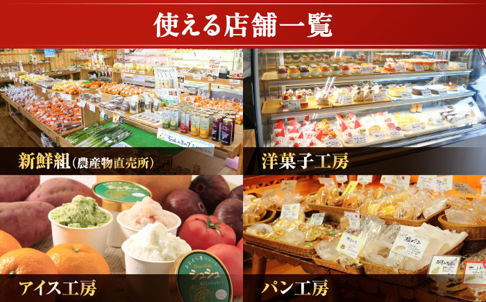 おおむら夢ファームシュシュ 商品券 12,000円 / お買い物券 利用券 お食事券 / 大村市 / おおむら夢ファームシュシュ [ACAA385]