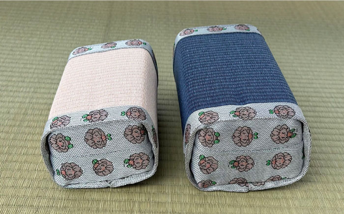 畳屋さんが作った！うたた寝枕（おむらんちゃん縁）/ 寝具 畳 まくら / 大村市 / 株式会社勝手 [ACZJ004]