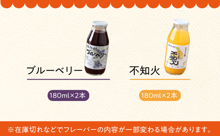 ※今後受付しない※シュシュのジュース180ml×10本セット フルーティセット / ジュース フルーツジュース ギフト / 大村市 / おおむら夢ファームシュシュ [ACAA279]