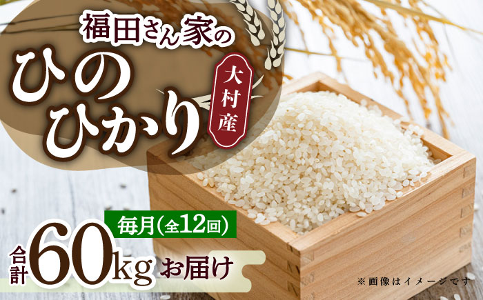 【令和7年度産】【全12回定期便】お米5kg 定期便コース 米 白米 大村市 一般社団法人大村市物産振興協会 [ACAB143]