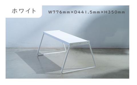 ベンチ　ホワイト【H0-002-01CV】