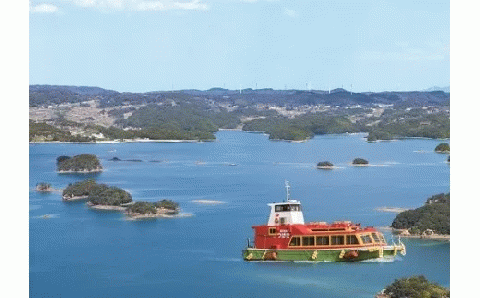 九州発！貸し切り遊覧船つばき号　弘法大師が筆をおとす美しさ「いろは島」デイクルーズ（2時間）【M00-002】
