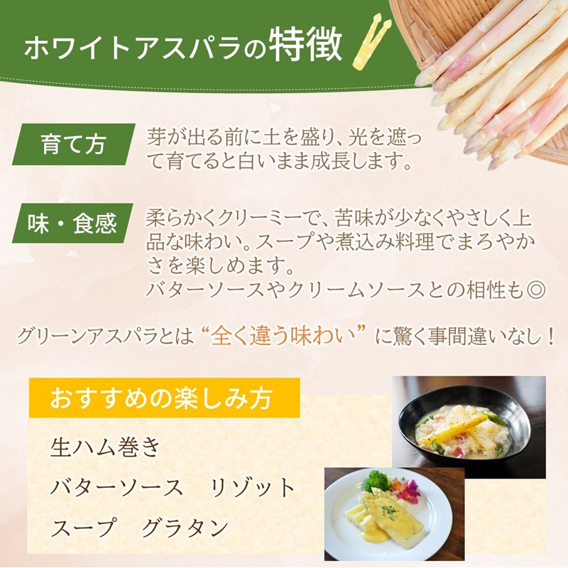JR九州ファームのホワイトアスパラガス＆グリーンアスパラガス L～2Lサイズ 1kg ( アスパラガス ホワイトアスパラガス グリーンアスパラガス 国産 送料無料 長崎県 松浦市 )【B3-102】