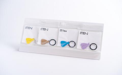 アイアン・プレート＆アジフライキーホルダー【ITTEN】A( アイアン・プレート セミオーダー 鉄小物 キーホルダー アジフライの聖地 皿 食器 )【B1-177-01CV】