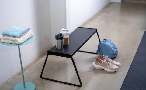 ベンチ　ホワイト【H0-002-01CV】