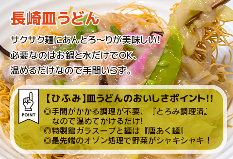 長崎伝統の味　ひふみの長崎皿うどん4個セット( 皿うどん 贈り物 お取り寄せ お土産 お中元 お歳暮 内祝 ギフト 大好評 )【B5-112】