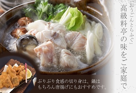 活〆おうごんとらふぐ満腹鍋セット【D2-010】