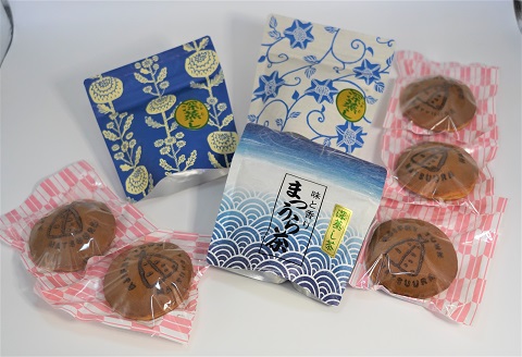 北海大納言の手作りあんこのどら焼き5個セット＆濃い味と旨味の深蒸し茶「まつうら茶」ティーパック3種( 粒あん 小豆 アジフライ どら焼き まつうら茶 ティーパック )【B2-185】