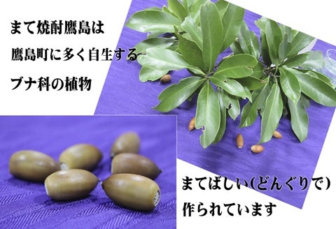 【鷹島町限定酒】まて焼酎鷹島720ml×2本( 焼酎 4合瓶 2本 酒 限定酒 オリジナル まろやか 酒 アルコール 鷹島 )【B9-023】