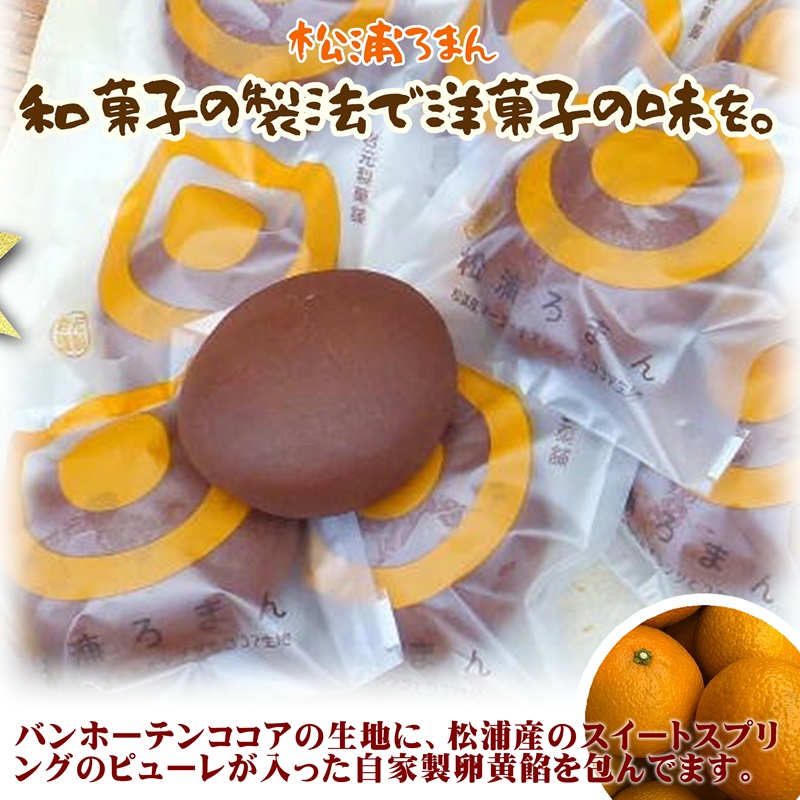 第19回全国菓子大博覧会で金賞受賞「長崎カステラ」1本とココアにオレンジ風味の餡が絶妙「松浦ろまん」5個( 和菓子 スイーツ デザート おやつ カステラ 長崎 お菓子 松浦市 )【B1-184】