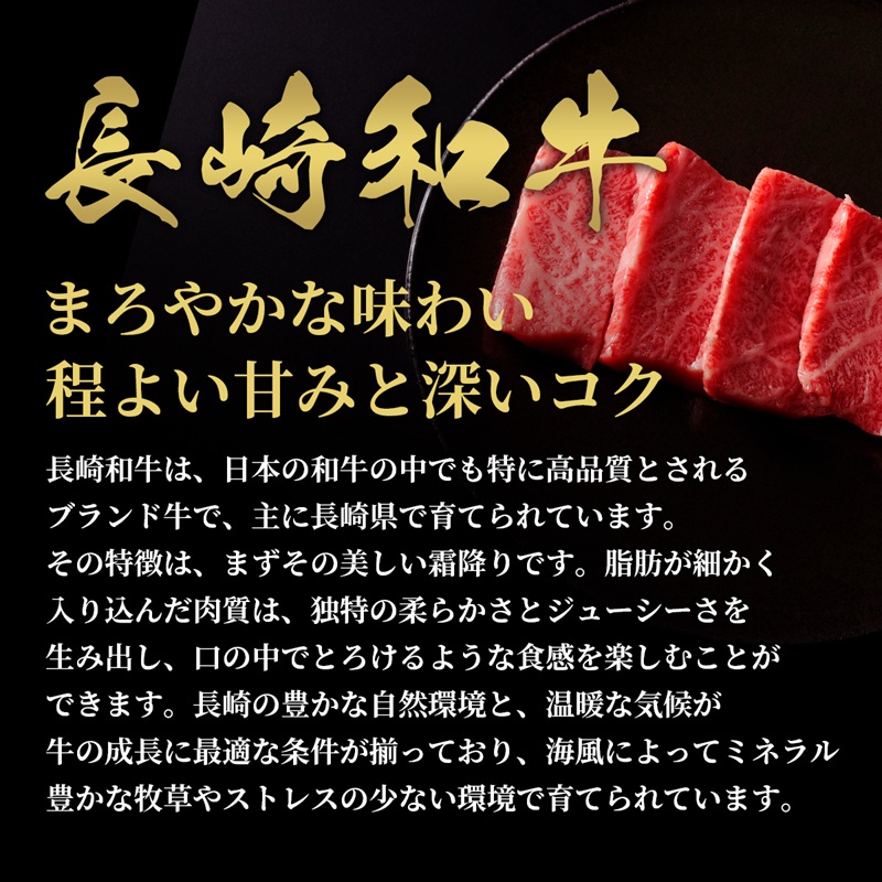 【和牛セレブ】長崎和牛焼肉ロース 200g ( 長崎和牛 和牛 焼肉 ロース )【B5-090】