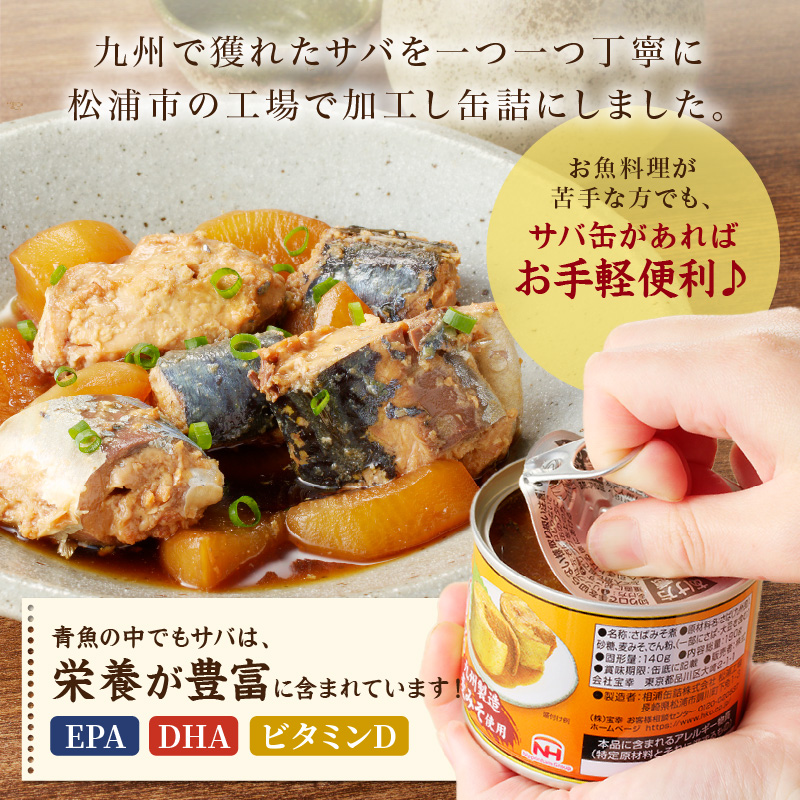 さば味噌煮缶セット(24缶)( さば サバ 鯖 さば缶 サバ缶 味噌煮 非常食 保存食 簡単調理 )【C6-021】